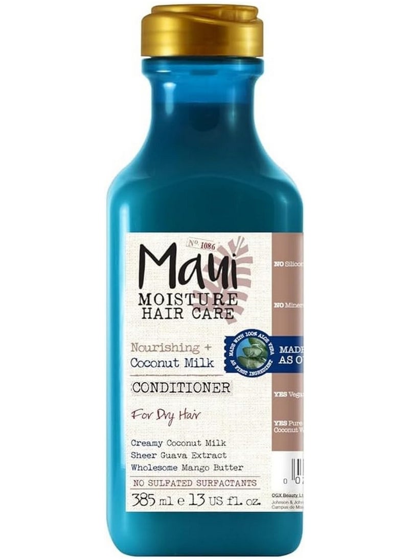 MAUI MOISTURE Conditioner For Dry Hair Coconut Milk 385 ML  - Image 1