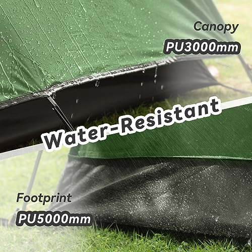 Forceatt Camping Tent-2 Person Tent, Waterproof & Windproof. Lightweight Backpacking Tent, Easy Setup, Suitable for Outdoor and Hiking Traveling - Image 3
