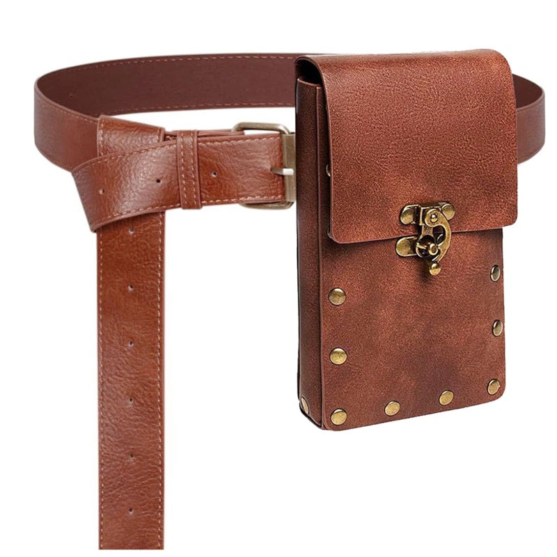 Valentoria Renaissance Costume Accessory Retro Belt Pouch Steampunk Medieval Casual Waist Bag Gothic Festival Cosplay Halloween Sets - Image 1