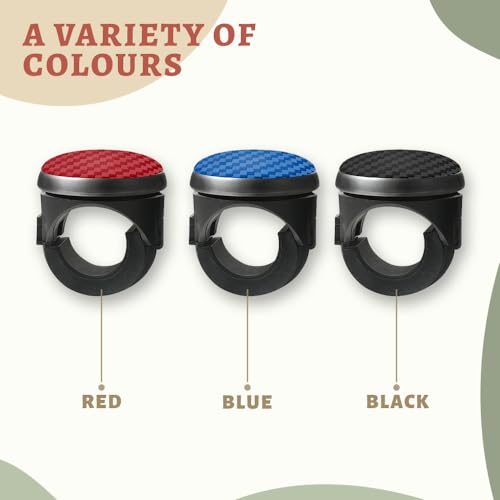 Kutyun Steering Wheel Knob Spinner, Car Steering Wheel ball, Silicone Non-Slip Suicide Knob with Bearing Durable Steering Wheel Spinner Ball, 360° Rotation Steering Wheel Handles for Car Truck (Black) - Image 3