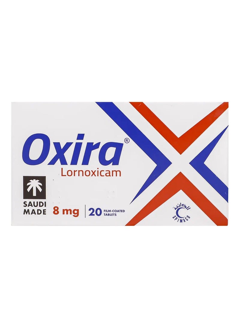 spimaco Oxira Rapid 8Mg 20 Tab - Image 2
