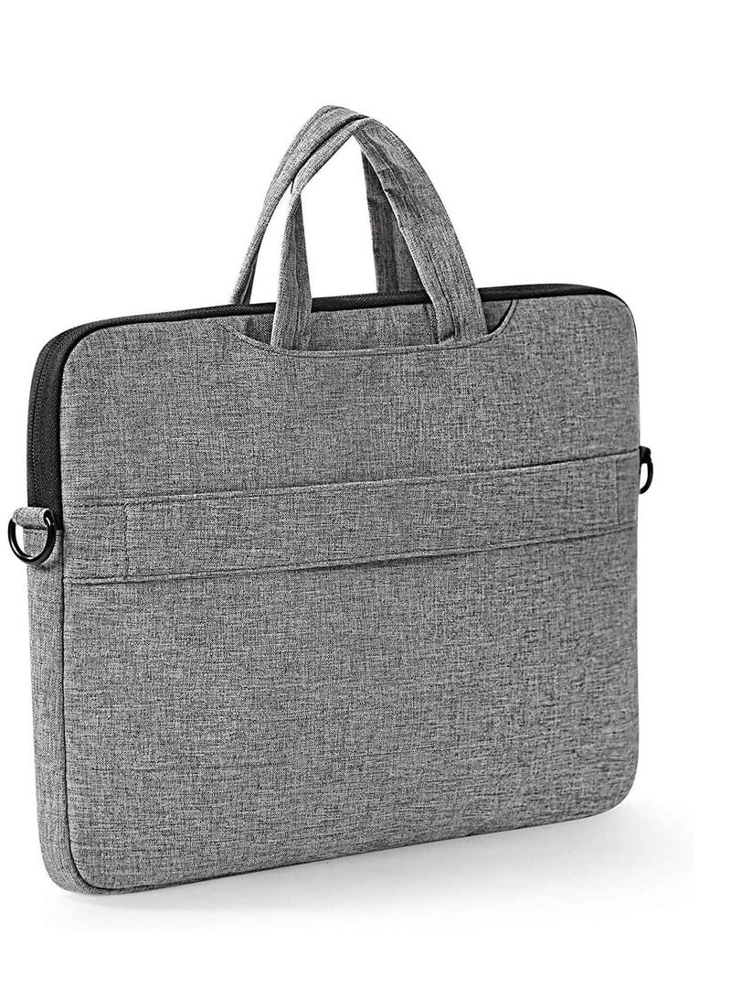 Okade Laptop Carrying Case T210 fits for 15.6 Inch Laptop and Tablet Sleek Design Durable and Water Repellent Fabric Business Casual or School GX40Q17231 Grey - Image 2