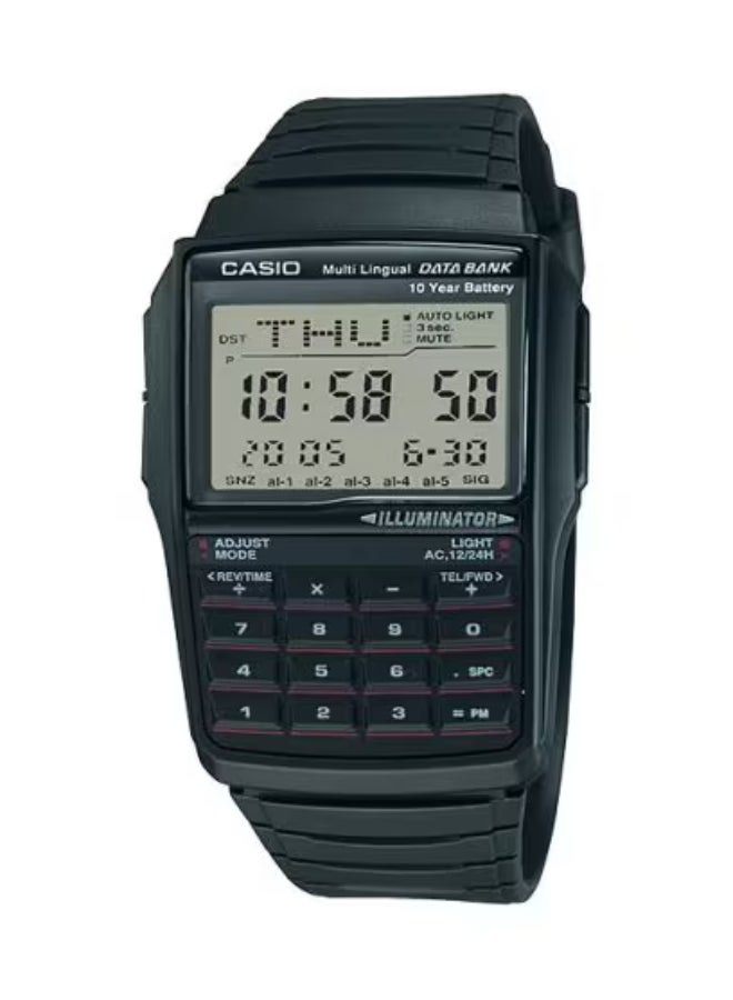 CASIO Unisex Stainless Steel Digital Watch DBC-32-1A - 37.4 mm