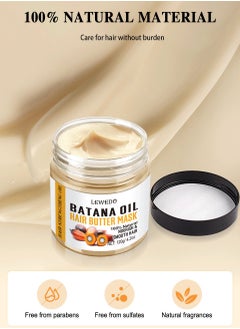 LEWEDO Raw Batana Oil for Hair Growth: 100% Pure - Dr. Sebi Batana Oil from Honduras Unrefined Promotes Hair thickness for Men & Women 120 g  - Image 3