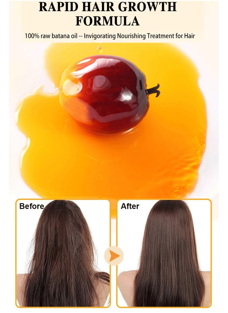 LEWEDO - Raw Batana Oil for Hair Growth: 100% Pure - Dr. Sebi Batana Oil from Honduras Unrefined Promotes Hair thickness for Men & Women 120 g - Image 1