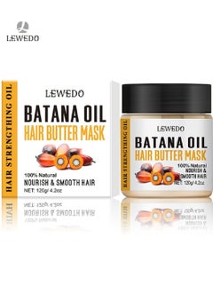 LEWEDO Raw Batana Oil for Hair Growth: 100% Pure - Dr. Sebi Batana Oil from Honduras Unrefined Promotes Hair thickness for Men & Women 120 g  - Image 1