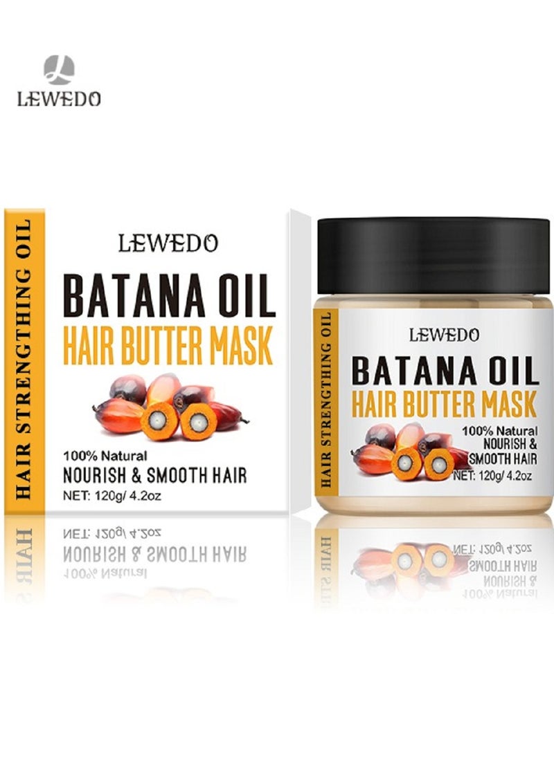 LEWEDO - Raw Batana Oil for Hair Growth: 100% Pure - Dr. Sebi Batana Oil from Honduras Unrefined Promotes Hair thickness for Men & Women 120 g - Image 1
