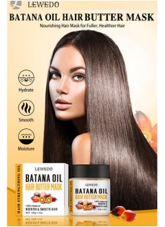 LEWEDO Raw Batana Oil for Hair Growth: 100% Pure - Dr. Sebi Batana Oil from Honduras Unrefined Promotes Hair thickness for Men & Women 120 g  - Image 2