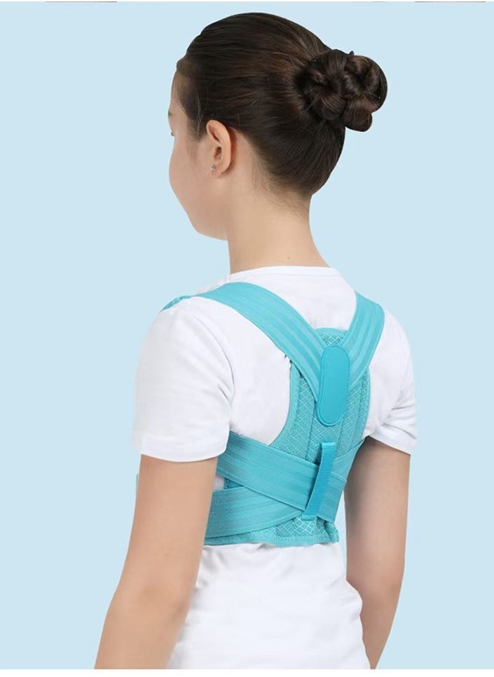 Generic Back brace posture corrector for girls boys, children hunchback correction belt back spine support belt to correct hunchback suitable for children from 110CM to 135CM  - Image 3