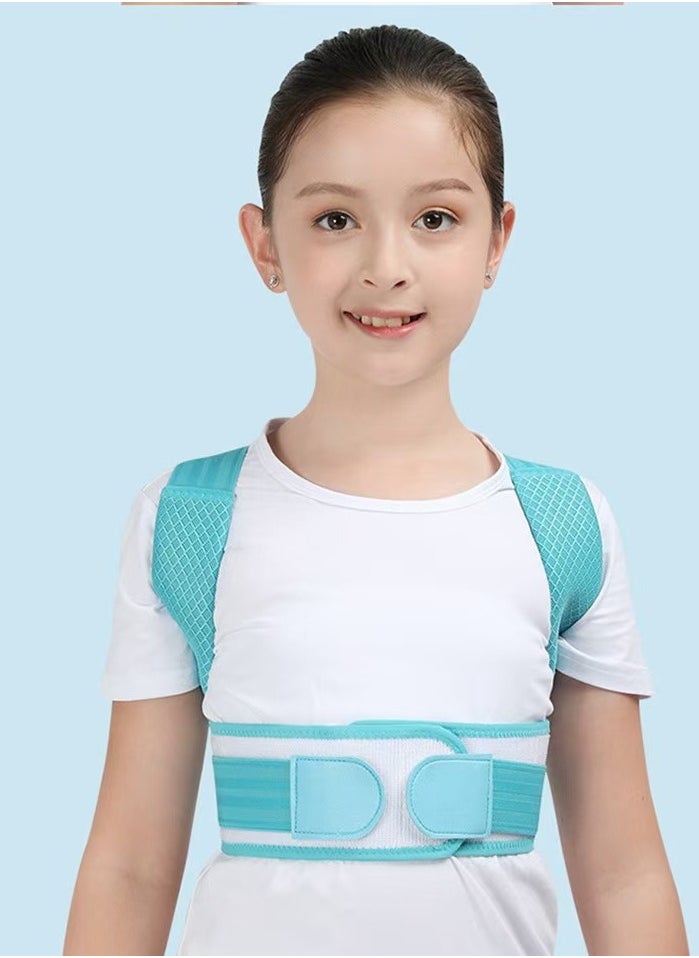 Generic Back brace posture corrector for girls boys, children hunchback correction belt back spine support belt to correct hunchback suitable for children from 110CM to 135CM  - Image 2