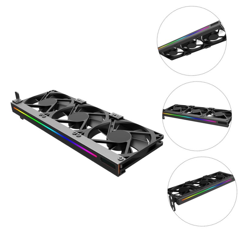 GPU Fan Cooler with RGB Lighting 5V Video Card Cooler PC Accessory - Image 5