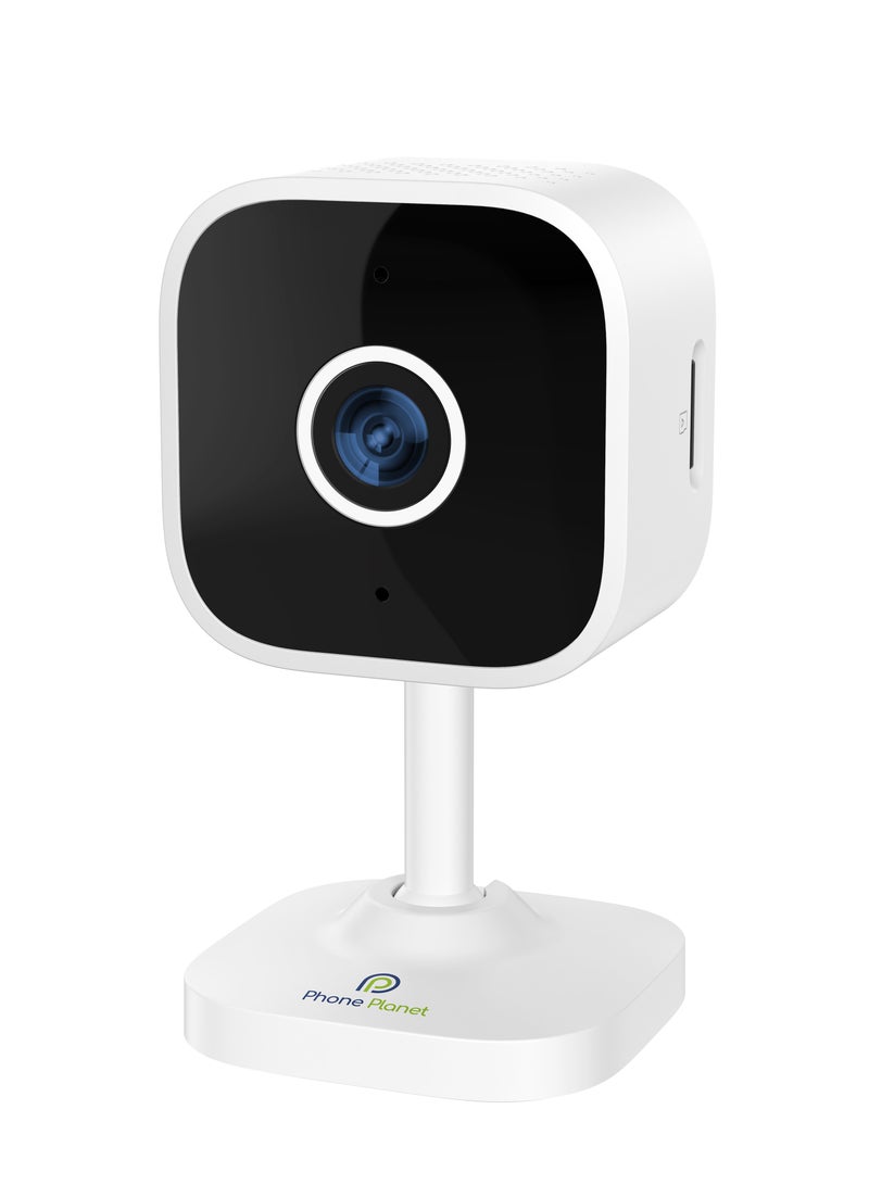 Phone Planet Smart Home Wi-Fi Camera, 3M Wi-Fi, Baby Monitor Mini Camera with Night Vision, Two Way Talk, Sleep Mode, Sounds Alert, Magnetic Base, Motion Detection, Supports MicroSD Card (Up to 256 GB) - Image 2