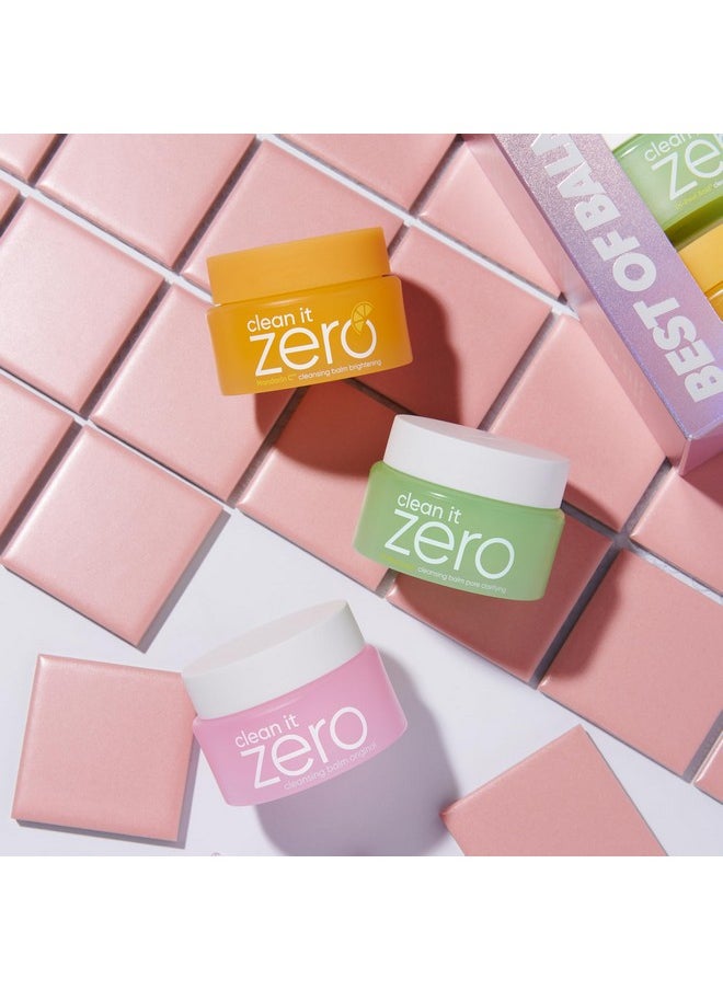 Banila Co - BANILA CO Clean it Zero Best of Balms Trio: Original, Brightening, Pore Clarifying (Pack of 3 travel sized balms, 25ml each) - Image 1