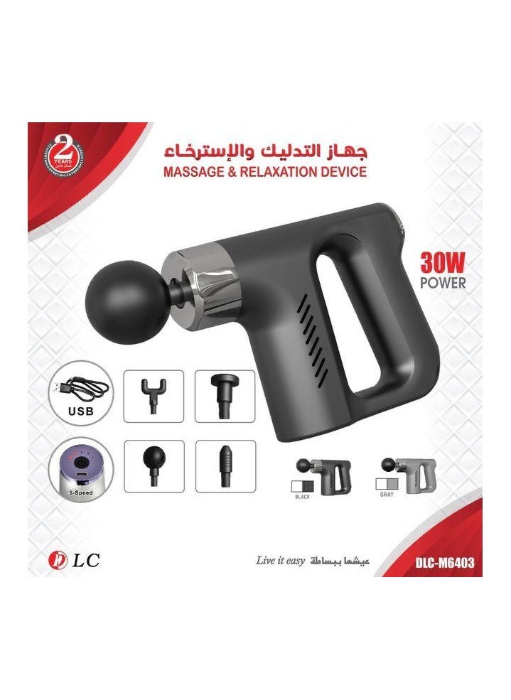 D L C Massage and relaxation device 