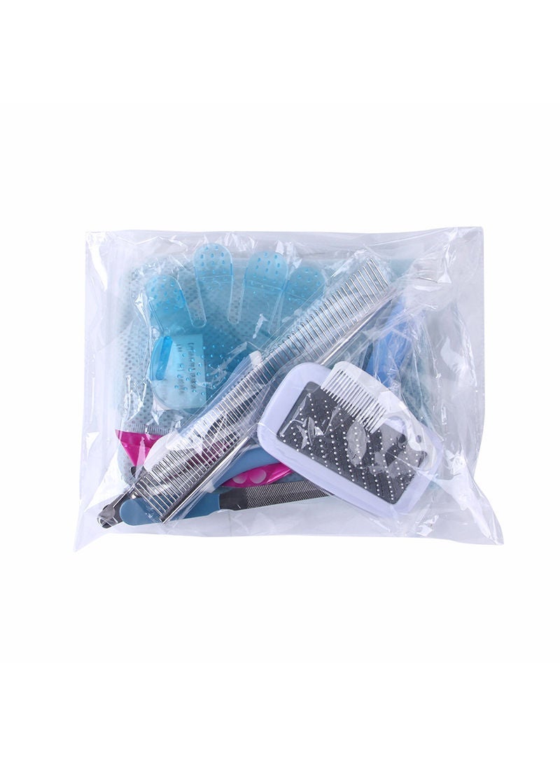 كيدل الحيوانات الأليفة القط مجموعة مانيكير كليبرز كليبرز القط تنظيف كيس تنظيف الشعر اللوازم - Image 3