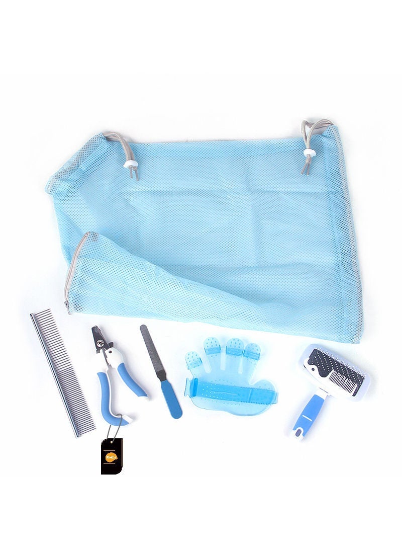 كيدل الحيوانات الأليفة القط مجموعة مانيكير كليبرز كليبرز القط تنظيف كيس تنظيف الشعر اللوازم - Image 5