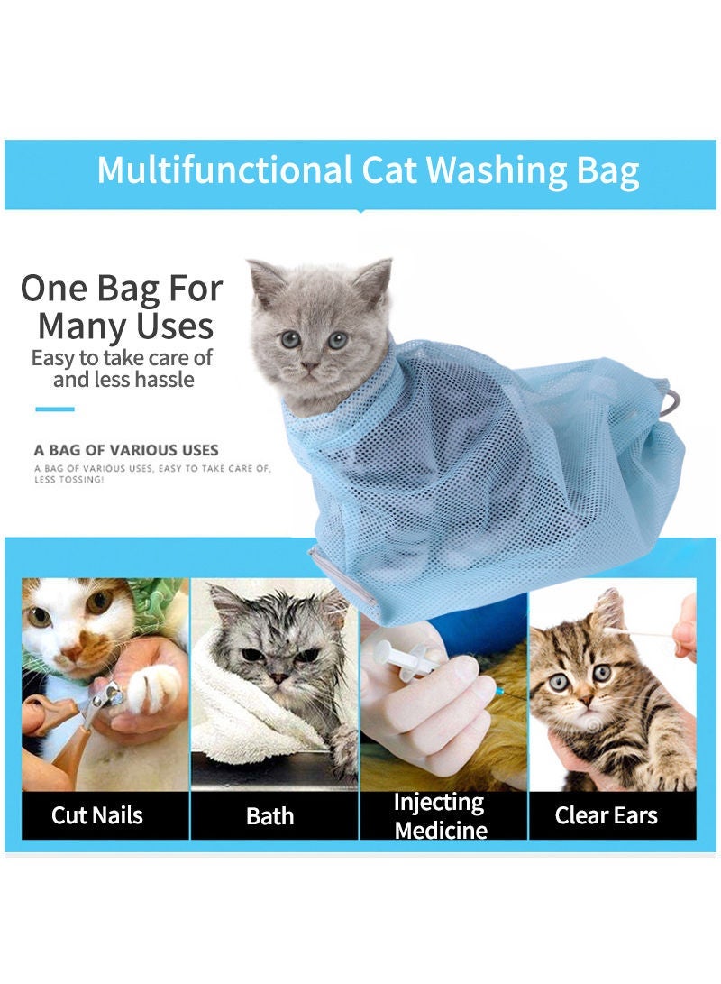 كيدل الحيوانات الأليفة القط مجموعة مانيكير كليبرز كليبرز القط تنظيف كيس تنظيف الشعر اللوازم - Image 2