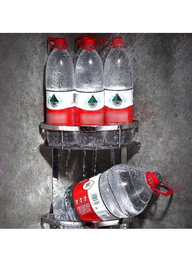 إيه جي دي رف حمام زاوية مكون من طابقين/ فضي - Image 4