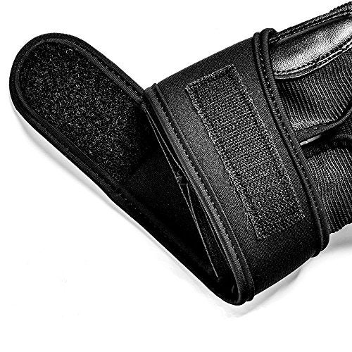 CTHOPER Taekwondo Foot Protector Leather Karate Boxing Sparring Gear Foot Guard Protective Foot Gear for Men Women Kids Kung Fu Training MMA Fight Punch Bag - Image 5