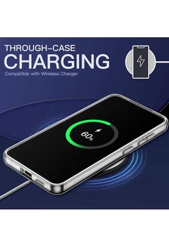 YoYoTech Samsung Galaxy S24 Plus Case 5G Clear (2024) Zero-Fingerprints Anti-scratch Hard Back Cover,Slim and Soft TPU Full Coverage Drop Proof Anti-scratch Cover  - Image 4