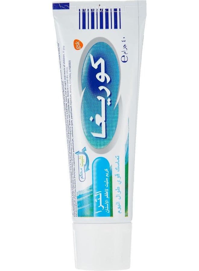 COREGA Denture Fixative Cream, Ultra Cream For Teeth & Gums, 40 G - Image 4