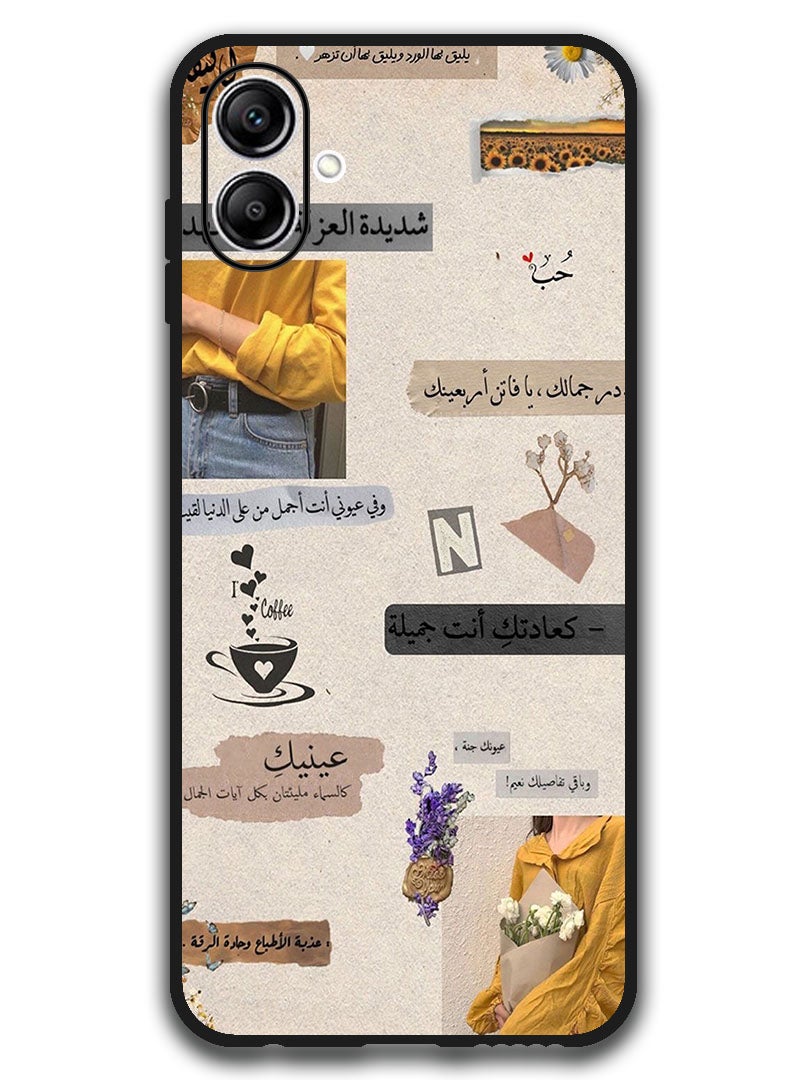 Theodor Protective Case Anti Scratch Shock Proof Bumper Cover For Samsung Galaxy A06 Arabic Design (160) - Image 1