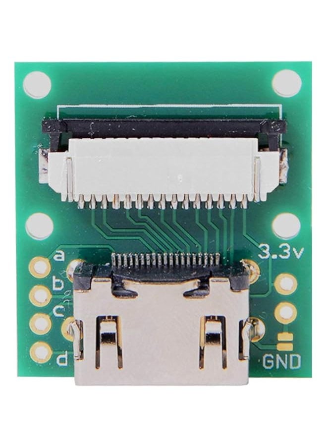 Generic - Cablecc Raspberry PI Camera Module to HDMI Type A Male HDTV FPC Flat Cable 5cm fit for PES001 - Image 1