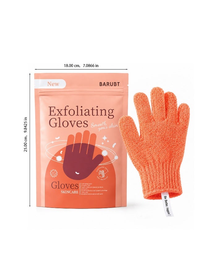 Exfoliating Bath Glove, Oil Control Exfoliating Shower Mitt, Polishing Cleansing Body Scrub Towel for Smooth Glowing Tender Skin - Image 3