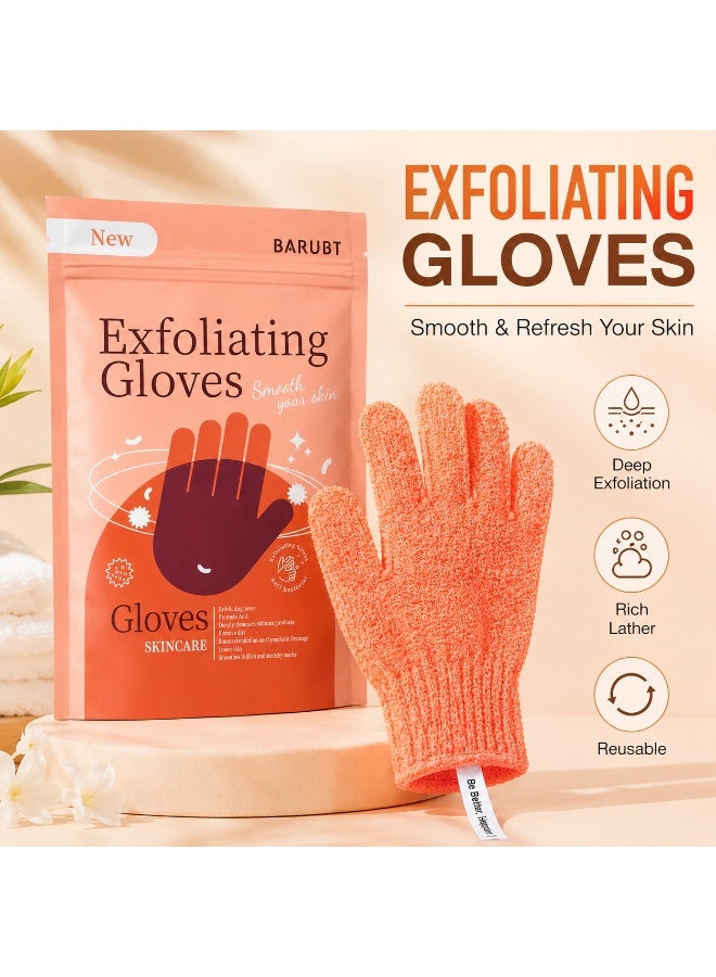 Exfoliating Bath Glove, Oil Control Exfoliating Shower Mitt, Polishing Cleansing Body Scrub Towel for Smooth Glowing Tender Skin - Image 4