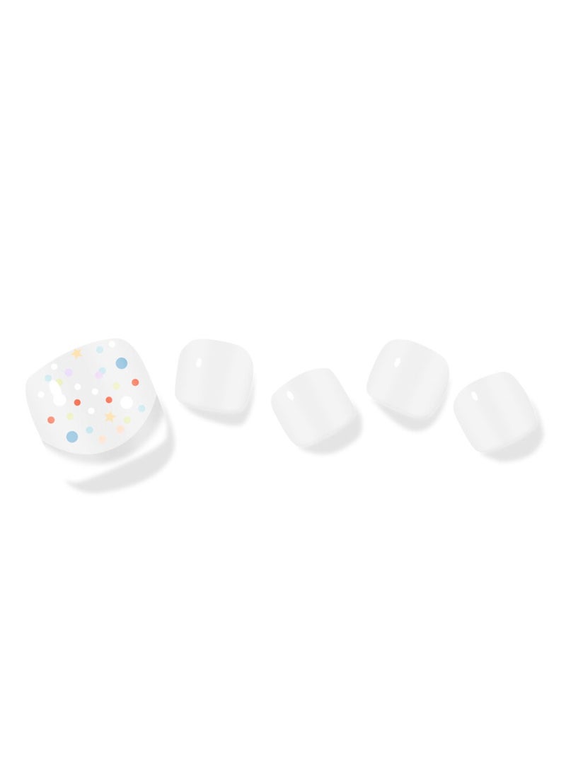 FOLARIS Sparkling Soda Korean 35 Piece Nail Art Designs – Elegant, Long-Lasting Pedicure - Image 1