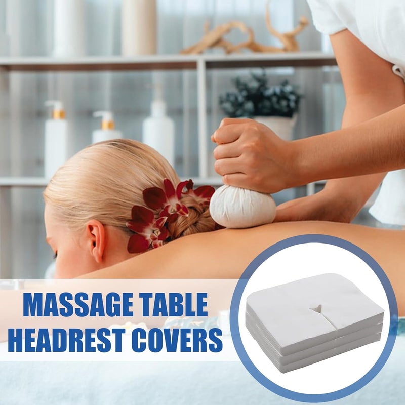 Massage Table Headrest Covers, Breathable Fabrics Portable Accessories | Massage Table Face Cradle Cover | for Women Adults Friends Chairs Spas Salons Home - Image 2