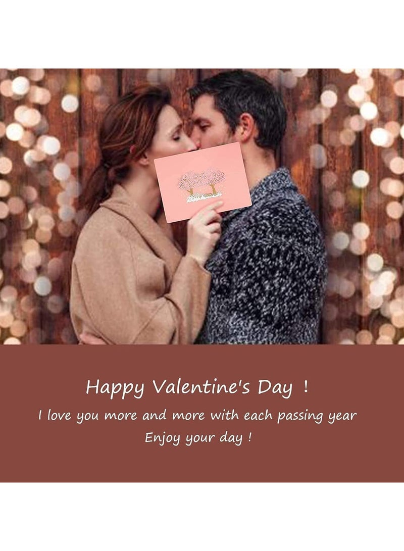 general 3 Piece Greeting Cards, 3D Cards, Pop Up Cards, Romantic Theme Cards, Wife Girlfriend Mom Anniversary Cards, Birthday Cards, Happy Holidays, Spring Cards, Season's Greetings - Image 3