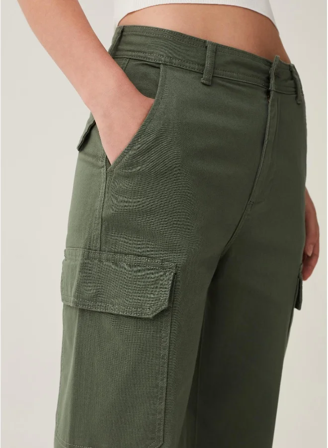 Ovs Cargo trousers in cotton twill