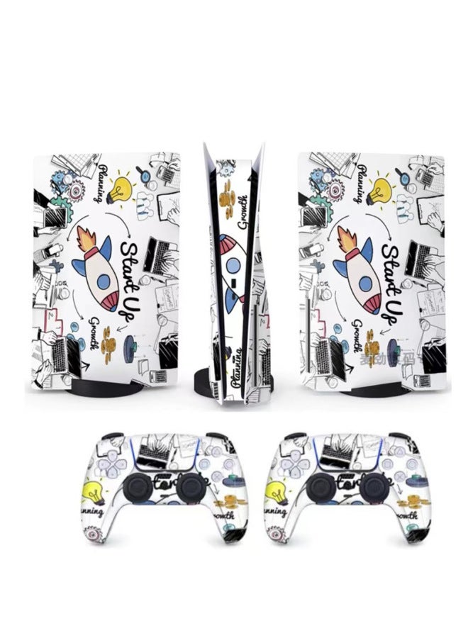 Ps5 CD-ROM Edition Film Frosted For Playstation 5 Skin Protective Sticker Effect Diagram-Color:25  - Image 4