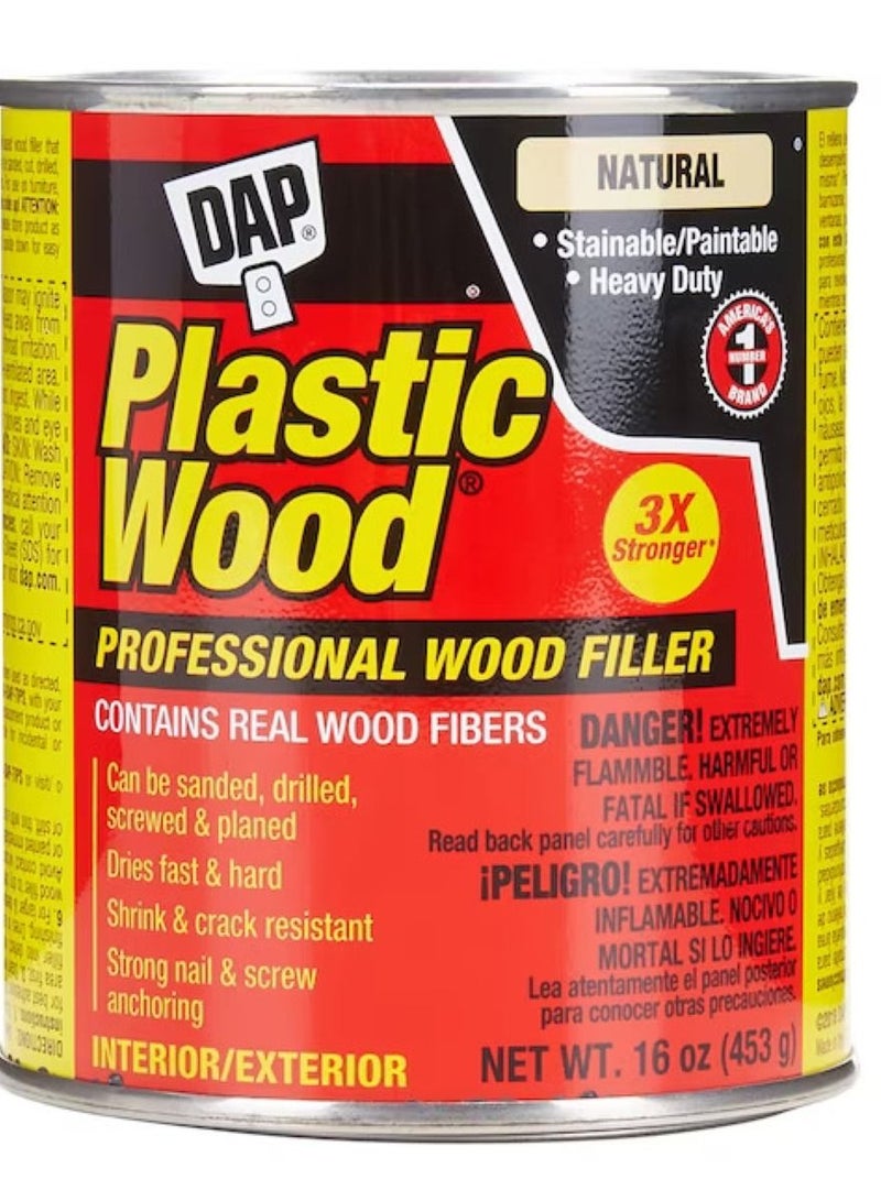 Dap Plastic Wood 16-Oz Natural Wood Filler - Image 1