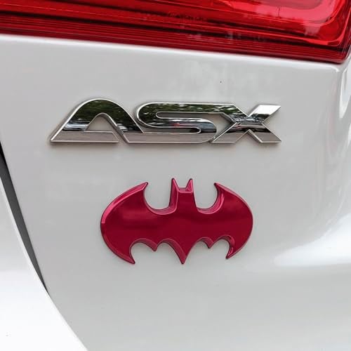 Fan Emblems Batman 3D Car Badge - 1989 Batwing Logo (Pink Chrome: 3.8 x 1.8 x 0.2 inches) - Image 4