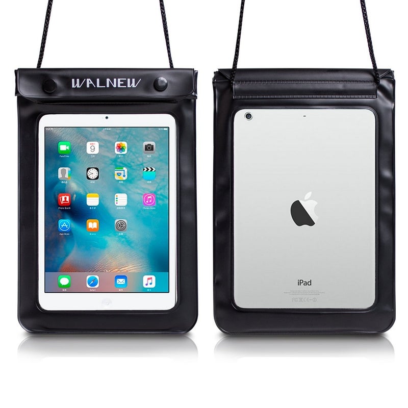 WALNEW Universal Waterproof eReader Protective Case Cover for Kindle Colorsoft Signature Edition/7"/6.8â€œKindle Paperwhite/6" Kindle 2024/Oasis/Kindle Fire 7,iPad mini,Kobo Clara/Nia and More,Black - Image 3