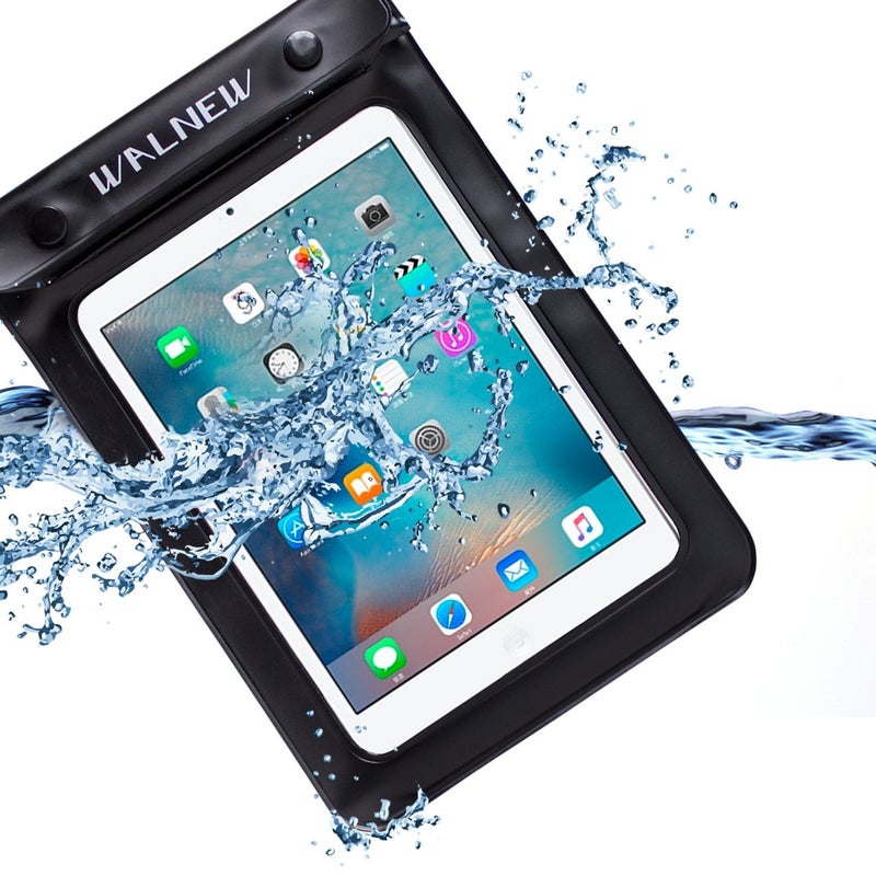 WALNEW Universal Waterproof eReader Protective Case Cover for Kindle Colorsoft Signature Edition/7"/6.8â€œKindle Paperwhite/6" Kindle 2024/Oasis/Kindle Fire 7,iPad mini,Kobo Clara/Nia and More,Black - Image 2