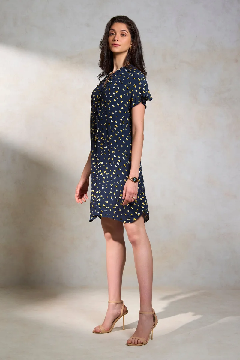 Virgio Floral Print Dress