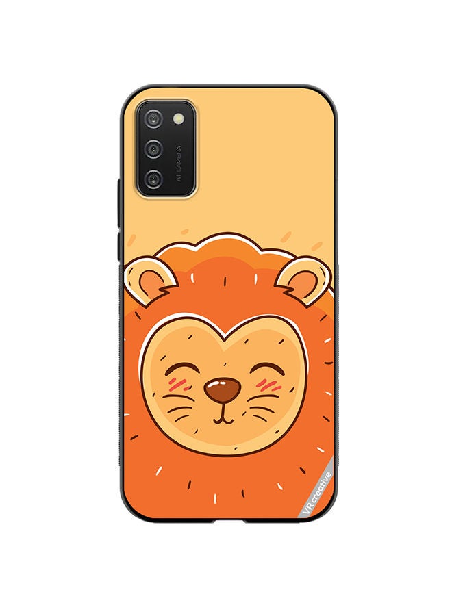VR CREATIVE Protective Case Cover For Samsung Galaxy A03s Sleeping Lion Design Multicolour - Image 1