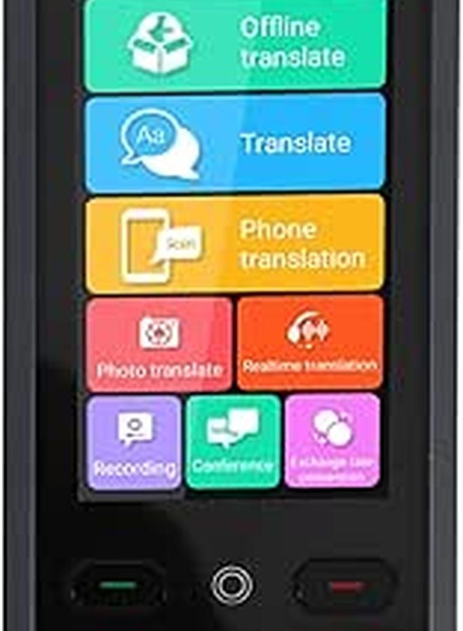 Smart Language Translator 3 Inch Touch Screen 138 Languages Online 15 Offline Photo Translation Voice Device - Image 1