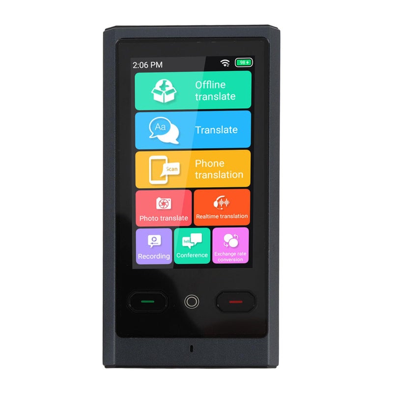 Smart Language Translator 3 Inch Touch Screen 138 Languages Online 15 Offline Photo Translation Voice Device - Image 2