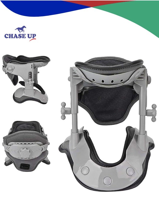 Chase Up Cervical Neck Traction Device Adjustable Neck Stretcher Collar for Improved Spine Alignment Neck Pain Relief and Support  - Image 1