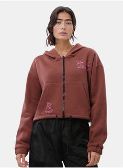 RAVIN Front & Back Print Zipped Sweatshirt  - Image 1