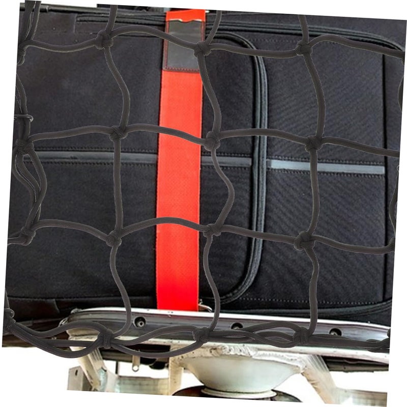 2Pcs Elastic Cargo Net with Hooks for Motorcycle Helmet and Gear Secure Storage Easy Installation - Image 5