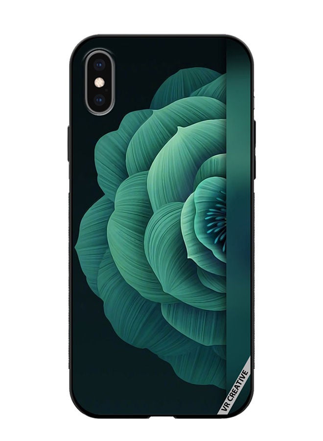 VR CREATIVE Protective Case Cover For Apple iPhone XS Max Flower Design Multicolour - Image 1