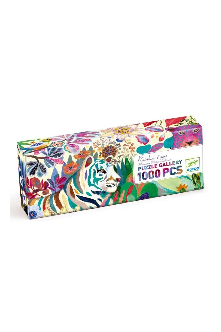 دجيكو Rainbow Tigers Puzzle - 1000Pcs