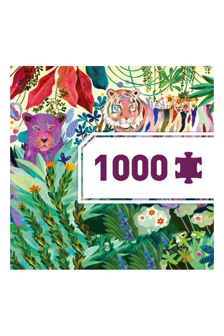 دجيكو Rainbow Tigers Puzzle - 1000Pcs