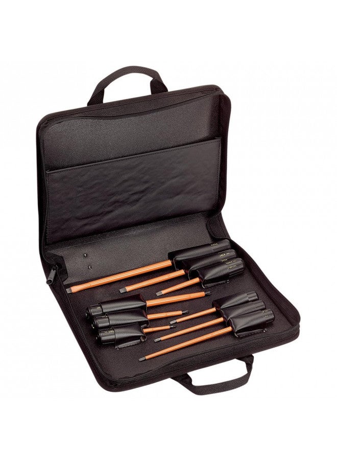 Klein Tools Klein Tools 33528 Insulated Screwdriver Kit with Carrying Case, 1000 V, Cushion Grip, 9-Piece  - Image 1