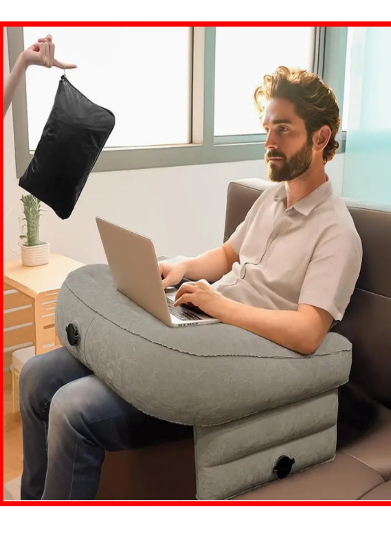 Riva - Large inflatable armrest with air cushion, wrist elbow support for reading and sitting at desk or bed - Image 1